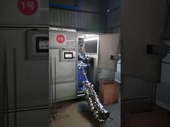 Stahlring-Produktionslinie mit Glasdeckel