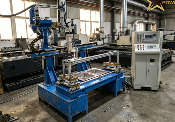 Guter Preis Automatische vierseitige flache Argonbogen-Schweißmaschine. CNC-gesteuerte Anti-Oxidation nahtlose Schweißanlage für 304 Edelstahl Küchenspender Massenproduktion Online