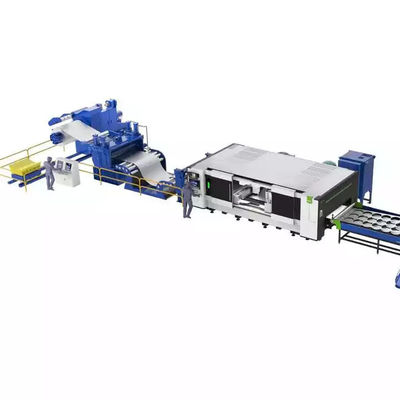 Zickzack-automatische Edelstahl-Spulen-Blatt-Platten-lochende Linie Kreis, der Selbstzufuhr löscht
