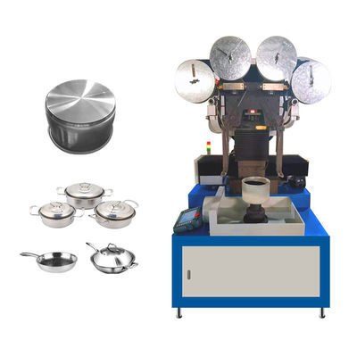 Servobewegungskochgeschirr-Poliermaschine für das Aluminiumtopf-untere Versanden