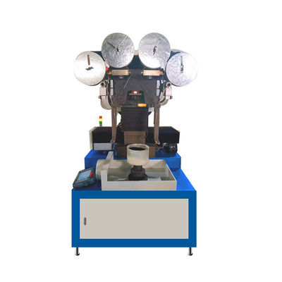 Automatischer Aluminiumtopf-Poliermaschine für das Kochgeschirr-Gurt-Versanden