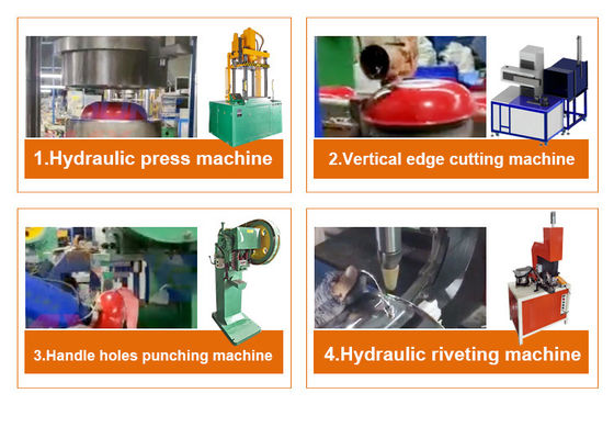 Nicht Stock-Edelstahl-Topf, der Maschine hydraulisches Selbstcnc-Lochen macht