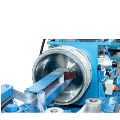 Automatisches Polieren Schleifmaschine Metallwaren Innen Schleifmaschine Vakuumabsorption mit doppelten Köpfen für Kochgeschirr