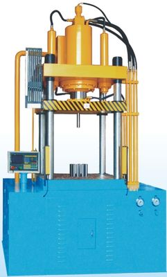 Tiefenziehung 4 Säulen doppelwirkende Hydraulikziehmaschine für Metallwaren Hochgeschwindigkeit