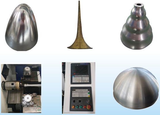Hocheffiziente CNC-Metallspinnmaschine für Beleuchtungsanlagen Küchenwaren Kunstwaren