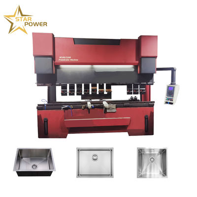 CNC-Blattmetall Küchenspülmaschine Res Bremsenmaschine Hydraulische elektrische Bieger