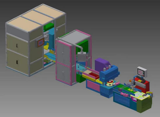 Automatische Glasdeckel Stahlringmachmaschine Fabrik Direktverkauf
