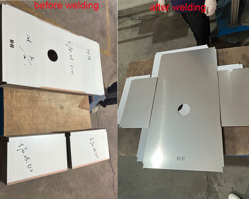 Intelligente Materialverbindungsmaschine mit gerader Naht TIG-Schweißmaschine für die handgefertigte Waschbeckenverarbeitung