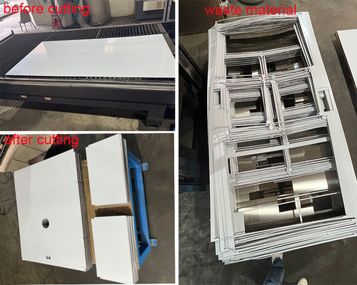 Intelligente und präzise Edelstahl-Material Küche Handbuch Waschbecken Hochleistungs-Laser-Schneidemaschine
