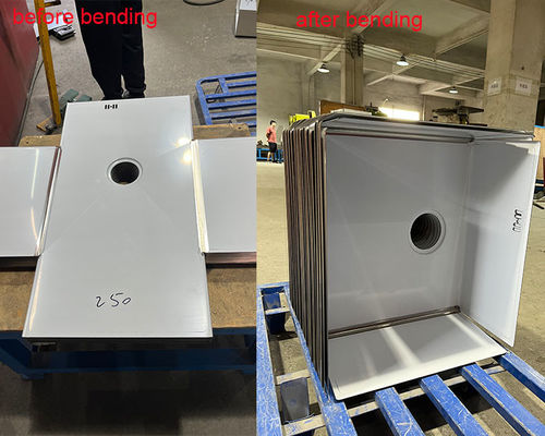 63T Extrem effiziente Edelstahlmaschine für das Biegen von Metallblechen