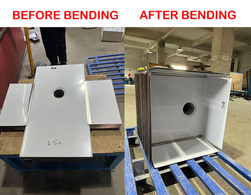 Erweiterte Steuerungssysteme 201 und 316L Doppelstufige CNC-Bogenmaschine aus Edelstahl für handgefertigte Spülen