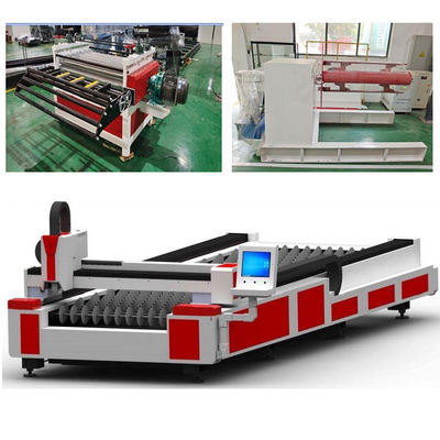 Guter Preis Weiterentwickelte integrierte Faserlaserschneidemaschine für mehrere Metallspulen Online
