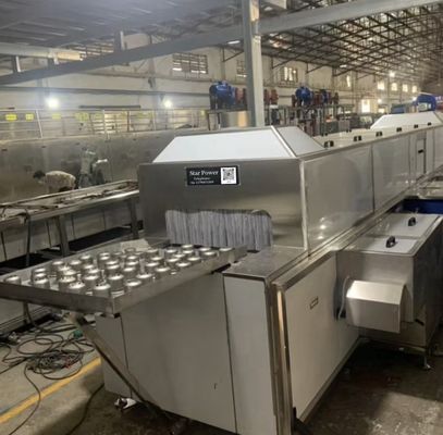 Leistungsstarke Reinigungsfähigkeit Automatische Reinigungs- und Trocknungsgeräte Produktionslinie