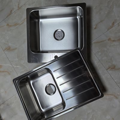 Bürsten Nano beschichtet Edelstahl 304 Waschbecken Unterbau Edelstahl Waschbecken Doppelbecken große Töpfe Küchenwaschbecken Maschine