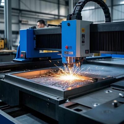 CNC-Schnellmaschine zum Schneiden von Edelstahlblechen mit Metalllaser