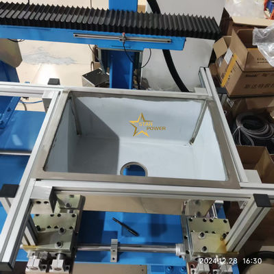Hochgradige Automatisierung von CNC-Flächenschweißmaschinen für Edelstahl-Handspülen