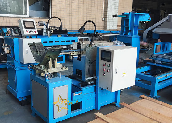 Automatische CNC Horizontale Schleifmaschine ist für interne vertikale Nähte und abgerundete Ecke Schleifen, fein und glatt konzipiert