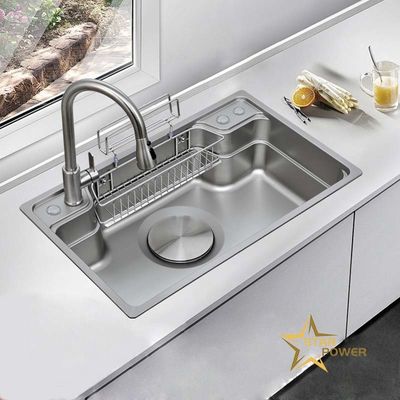 Waschbecken Waschbecken Handgefertigt Einzelbecken Edelstahl Waschbecken