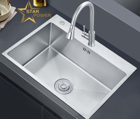 304 Edelstahl Handgefertigte Küchenwaschbecken anpassbare Größe Form und Funktion für den Küchenraum