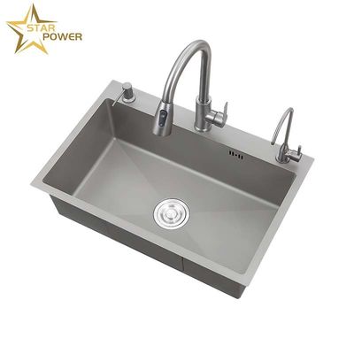 Luxuriöser Stil Edelstahl Spülbecken Anpassung leicht zu reinigen