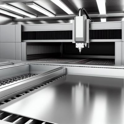 Maschine zum Laserschneiden aus Edelstahl 3000 Watt Rollfaser
