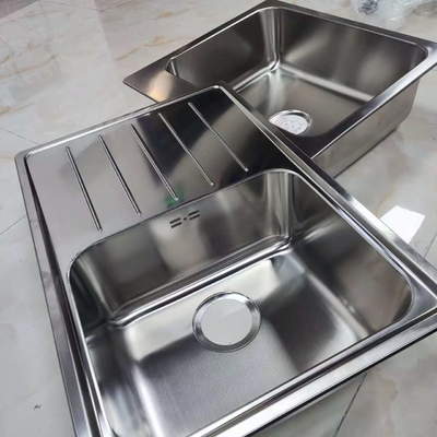 304 Edelstahl Dehnbares Küchenspülbecken-Set, Anpassbare Größe