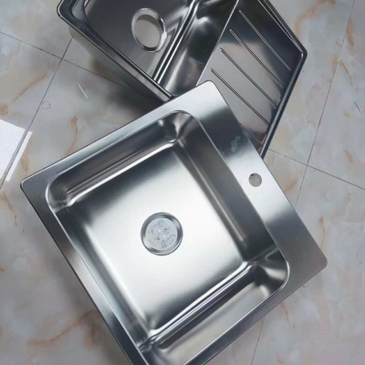 304 Edelstahl Küchenwaschbecken Doppelschale Unterbau