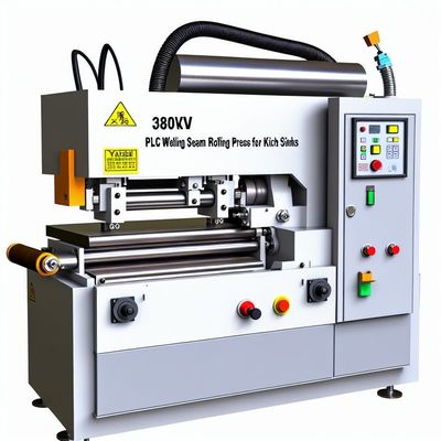 380V 2.3KW PLC Welding Seam Rolling Press for Kitchen Sinks