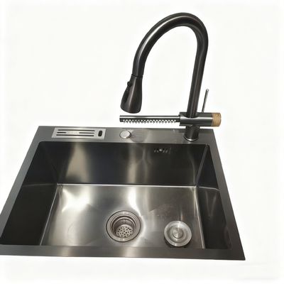 DeepMax Pro Einzelbecken-Edelstahl-Küchenspüle