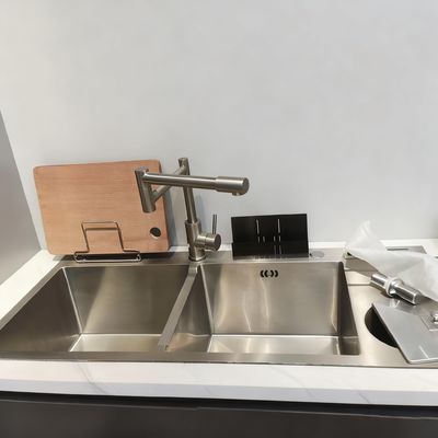 Guter Preis Handgefertigte Küchenwaschbecken aus Edelstahl mit Lebensmittelqualität 304/316 aus Edelstahl und individuellen Optionen Online