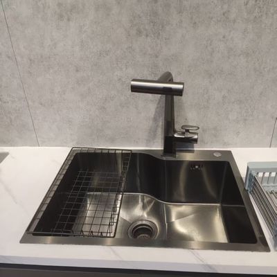 Guter Preis Handgefertigte Küchenspülung aus Edelstahl mit 15° Neigungsabweichung mit Material der Lebensmittelqualität 304/316 Online