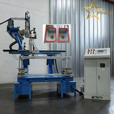 CNC-Steuerung Edelstahl Waschbecken-Schweißmaschine mit pneumatischer Befestigung und 220V Spannung für handgefertigte Waschbecken-Panels