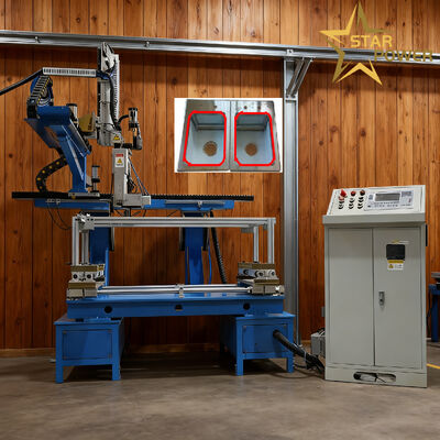 CNC-Flachschweißmaschine mit hoher Effizienz, mit Ein-Klick-Start und präzises Schweißen zum Metallformen