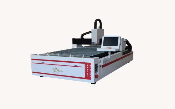3000 Watt Gantry-Faser-Laserschneidemaschine. Hochleistungs-Wasserkühlgerät 1200×2000 Arbeitstisch für 304 Edelstahl Küchenspender Massenproduktion.