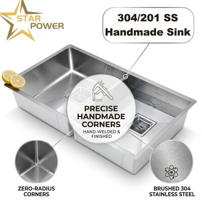 Guter Preis Lebensmittelqualität 304 SS Einfachschüssel Küchenwaschbecken Bürste Unterberg 900 mm 250 mm Tiefenbecken Online