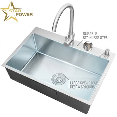 Qualität Aufsatzspüle / Einbauspüle 18 Gauge 304 Edelstahl Gleichgroße Doppelspülbecken Küchenspüle Nano-beschichtet Einbau 1000mm 300mm Extra-tiefe Spüle | Individuelle Spülentiefe verfügbar | Individuelle Stahlstärke verfügbar Fabrik