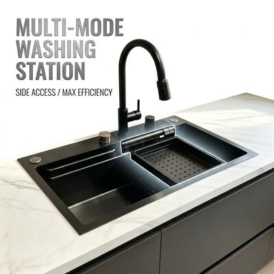 Qualität Top Mount / Drop-in Küchenwaschbecken 304 aus Edelstahl gleicher Doppelschale Küchenwaschbecken Handpoliert Drop-In 600mm 9-Zoll-Tiefe Becken Fabrik
