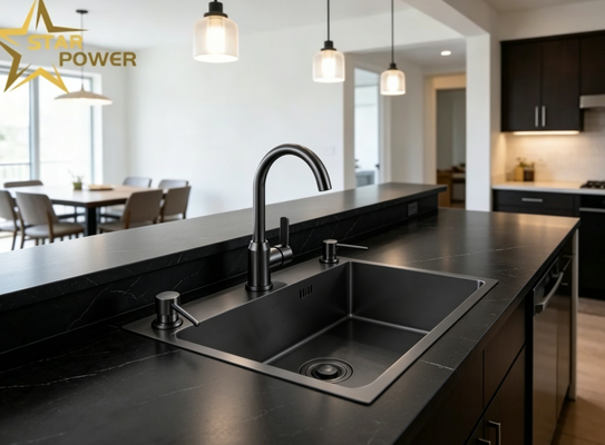 Guter Preis 304 Stainless Steel Kitchen Sink with Chrome Plated Finish and 9-Inch Deep Undermount Sink Online