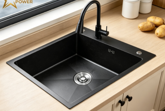 Qualität Lebensmittelechter 304 Edelstahl Doppelspülbecken mit matter Oberfläche und 250 mm tiefem Becken Fabrik