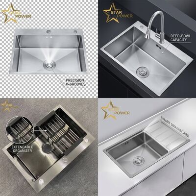 Guter Preis 304 Edelstahl Unterbau Bar Kochbecken 15x15 Zoll, Handelsgrad 18 Gauge, Schnellabfluss X-Rohre Online