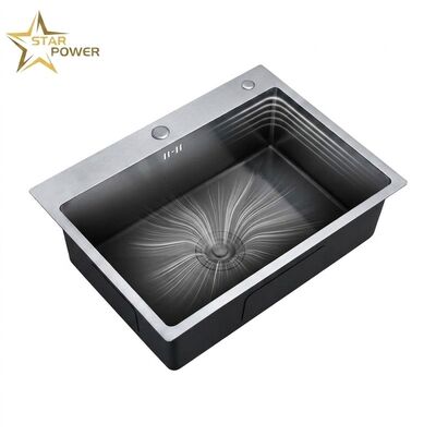Guter Preis 16 Gauge 304 Stainless Steel Double Bowl Kitchen Sink Drop-in 30x18 Inch 9 Inch Deep Basin Brushed Finish Online