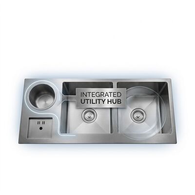Guter Preis 27 Inch Undermount Single Bowl Kitchen Sink 16 Gauge with Cutting Board Set Online