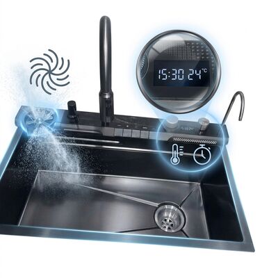 Qualität 23 Inch Drop-In Single Bowl Kitchen Sink SUS304 18 Gauge with Faucet Hole Fabrik