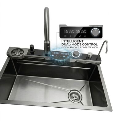 Qualität 32 Inch Undermount Double Bowl Kitchen Sink 50/50 SUS304 16 Gauge with Bottom Grids Fabrik